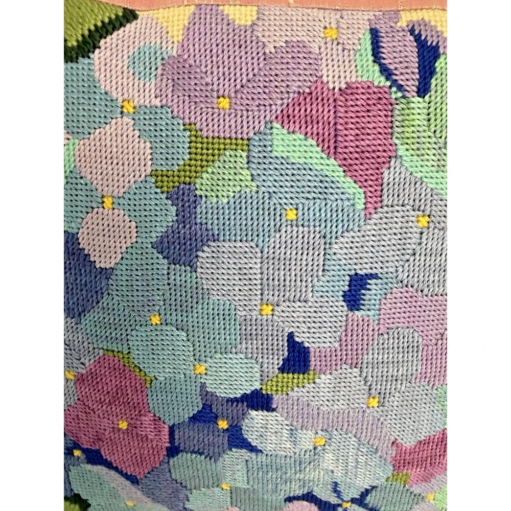 Handmade green them pillow